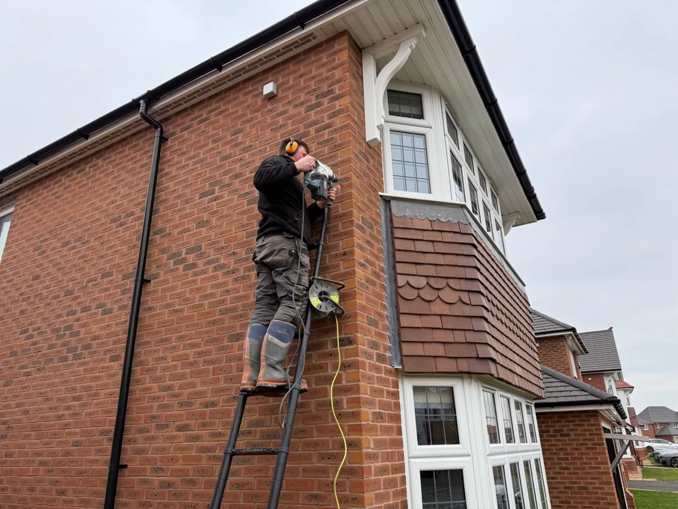 Intrusive Investigation of Cavity Wall Insulation Performance