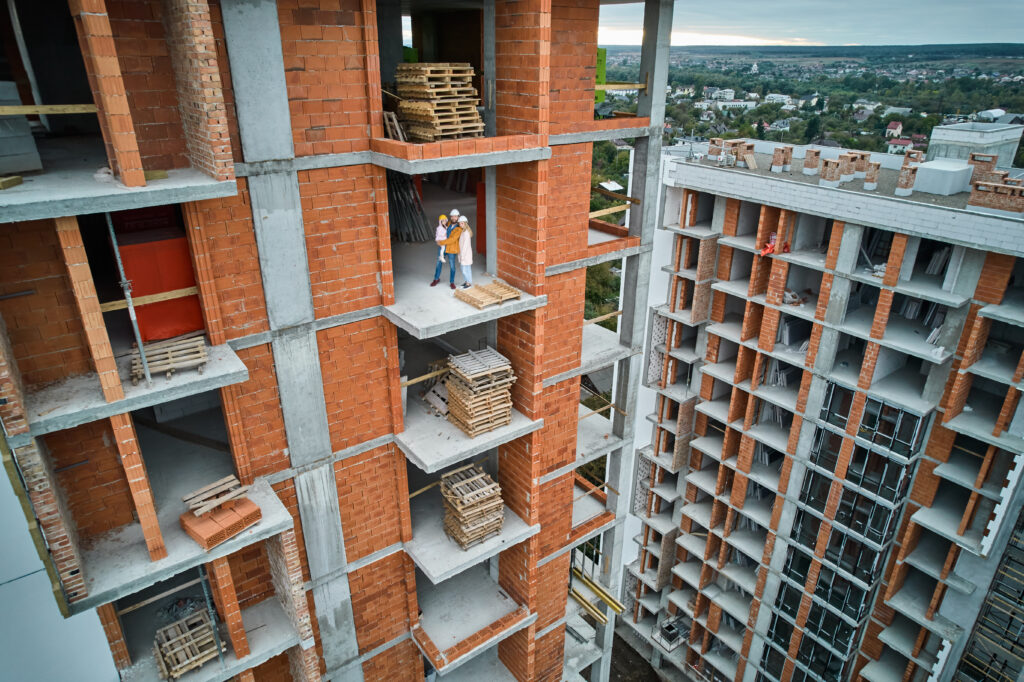 Residential block under construction